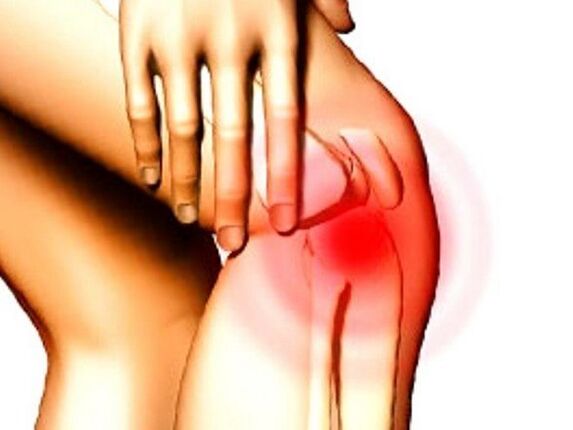 Thrushing knee pain as a result of meniscus injury