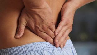 Discomfort in the lumbar region with lumbar osteochondrosis